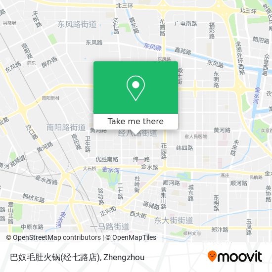 巴奴毛肚火锅(经七路店) map