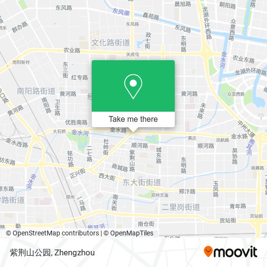 紫荆山公园 map
