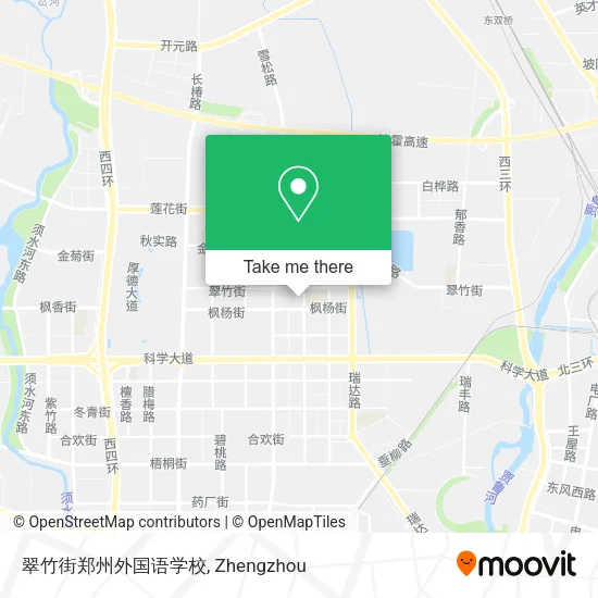 翠竹街郑州外国语学校 map