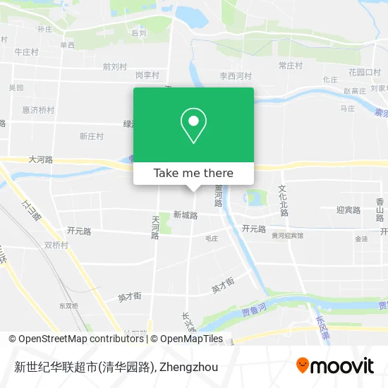 新世纪华联超市(清华园路) map
