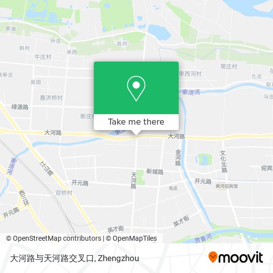 大河路与天河路交叉口 map