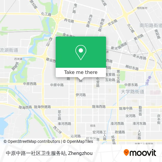 中原中路一社区卫生服务站 map