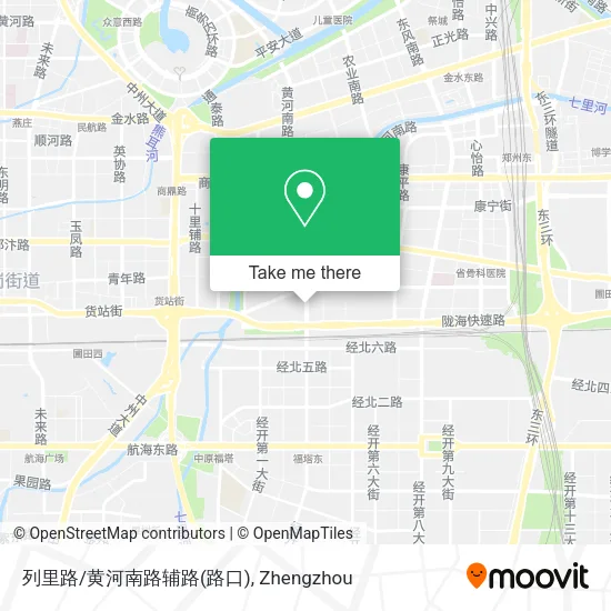 列里路/黄河南路辅路(路口) map