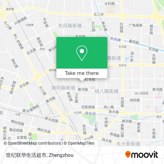 世纪联华生活超市 map