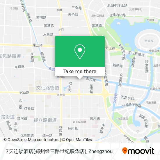 7天连锁酒店(郑州经三路世纪联华店) map