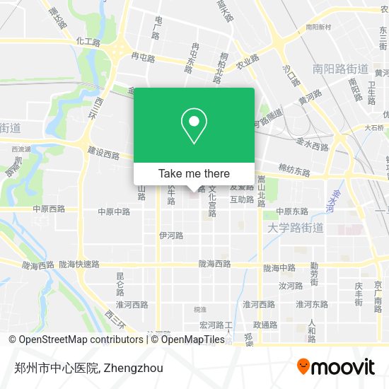 郑州市中心医院 map