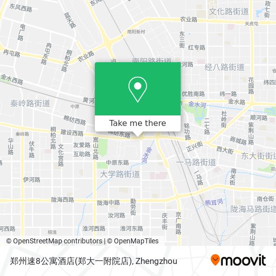 郑州速8公寓酒店(郑大一附院店) map