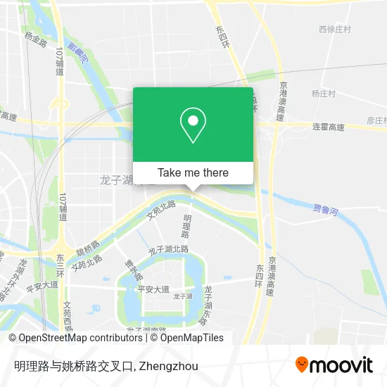 明理路与姚桥路交叉口 map