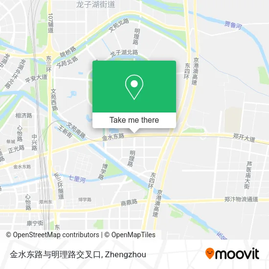 金水东路与明理路交叉口 map