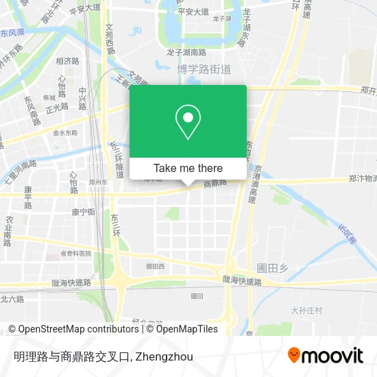 明理路与商鼎路交叉口 map