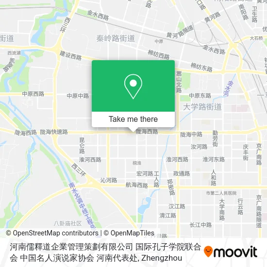 河南儒釋道企業管理策劃有限公司  国际孔子学院联合会  中国名人演说家协会 河南代表处 map