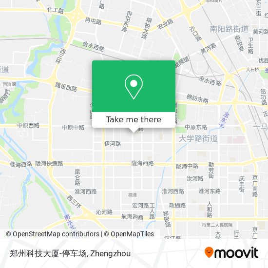 郑州科技大厦-停车场 map
