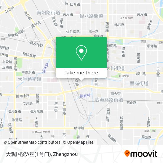 大观国贸A座(1号门) map