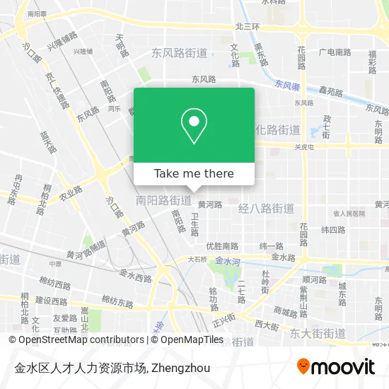 金水区人才人力资源市场 map
