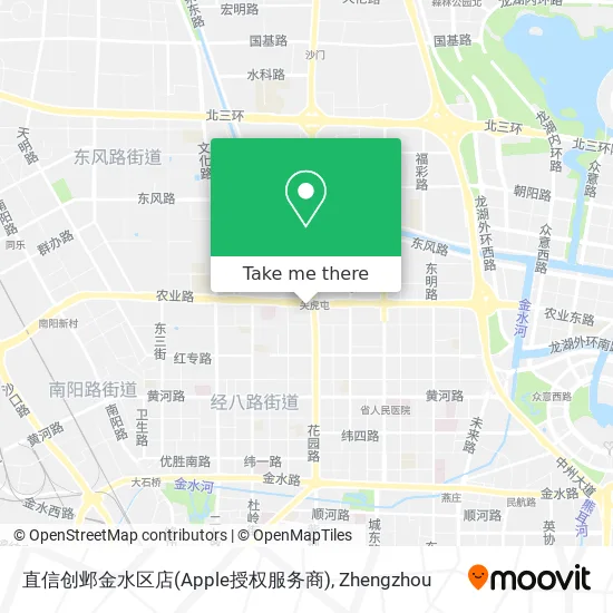 直信创邺金水区店(Apple授权服务商) map