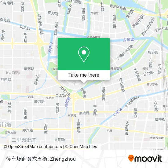 停车场商务东五街 map