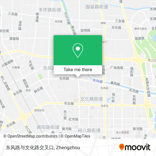 东风路与文化路交叉口 map
