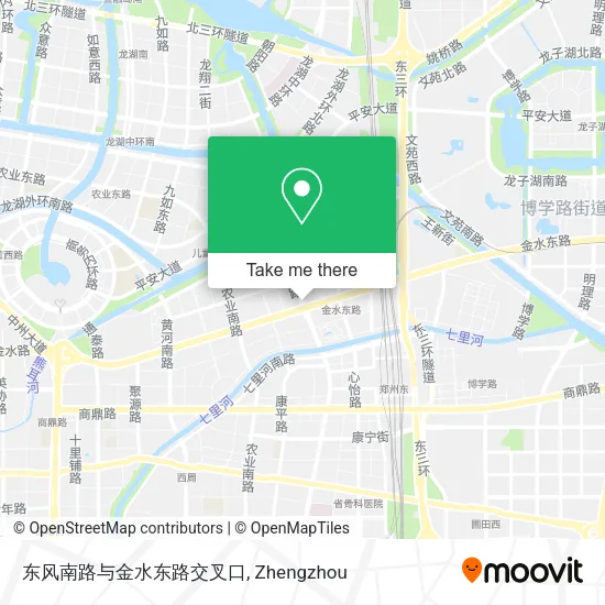 东风南路与金水东路交叉口 map