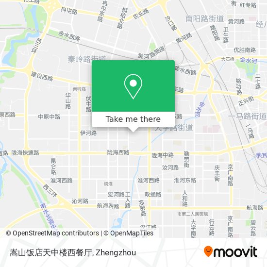 嵩山饭店天中楼西餐厅 map