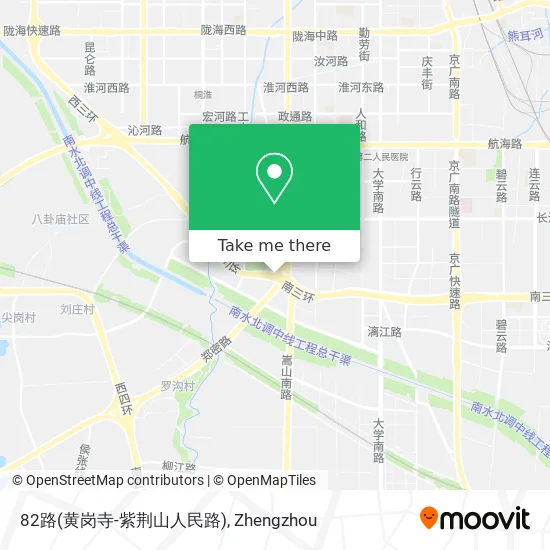 82路(黄岗寺-紫荆山人民路) map