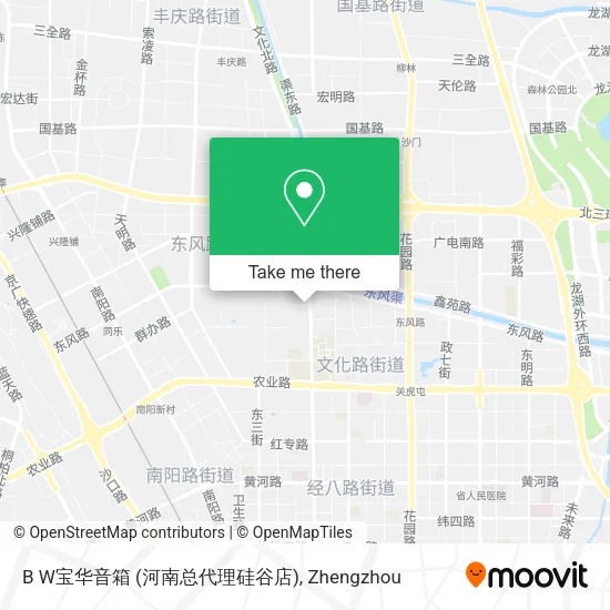 B W宝华音箱 (河南总代理硅谷店) map