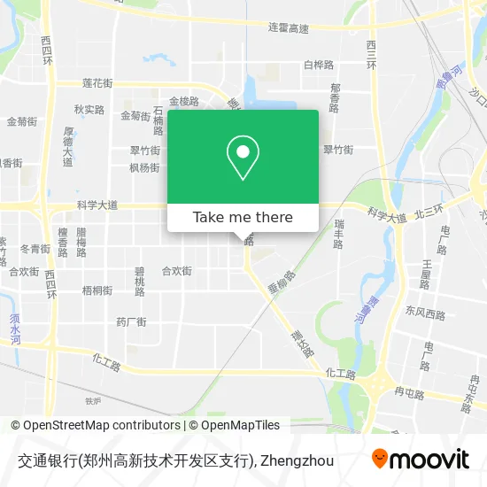 交通银行(郑州高新技术开发区支行) map