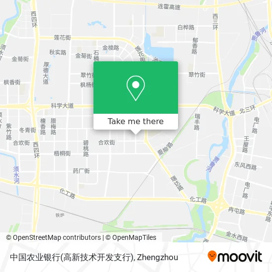 中国农业银行(高新技术开发支行) map