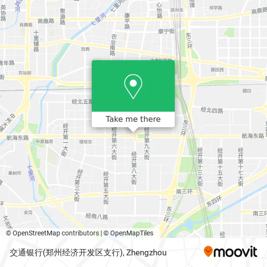 交通银行(郑州经济开发区支行) map
