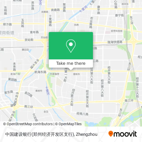 中国建设银行(郑州经济开发区支行) map