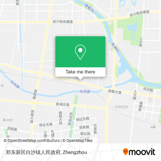 郑东新区白沙镇人民政府 map