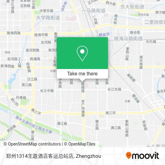 郑州1314主题酒店客运总站店 map