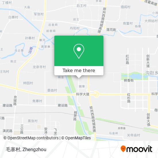 毛寨村 map