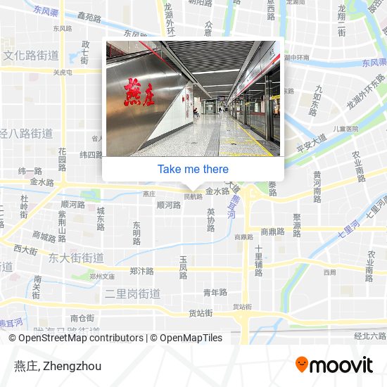 燕庄 map
