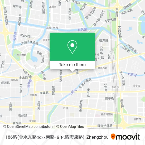 186路(金水东路农业南路-文化路宏康路) map