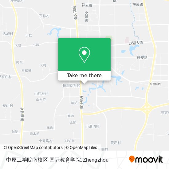 中原工学院南校区-国际教育学院 map