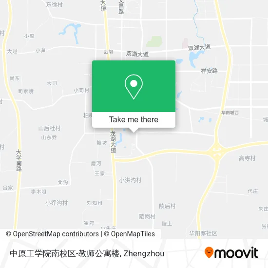 中原工学院南校区-教师公寓楼 map