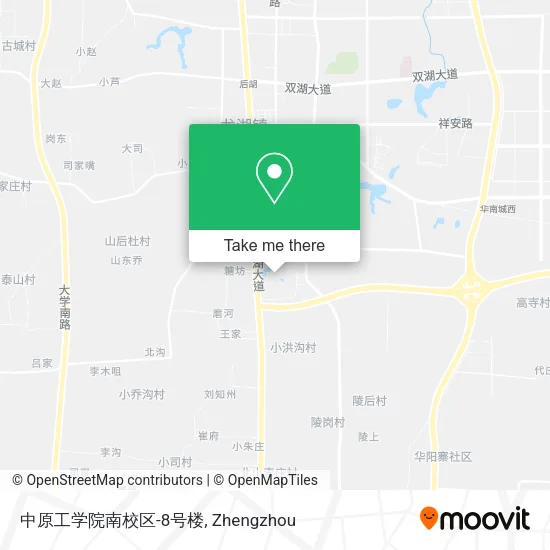 中原工学院南校区-8号楼 map