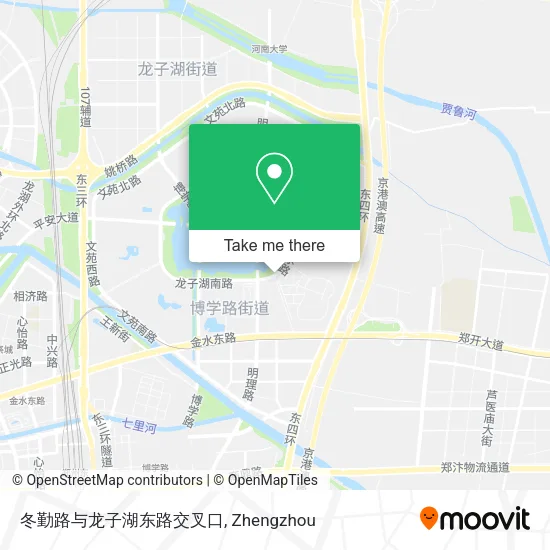 冬勤路与龙子湖东路交叉口 map
