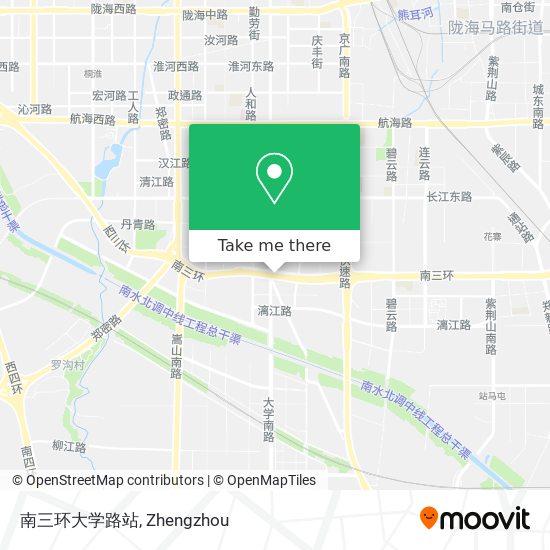南三环大学路站 map