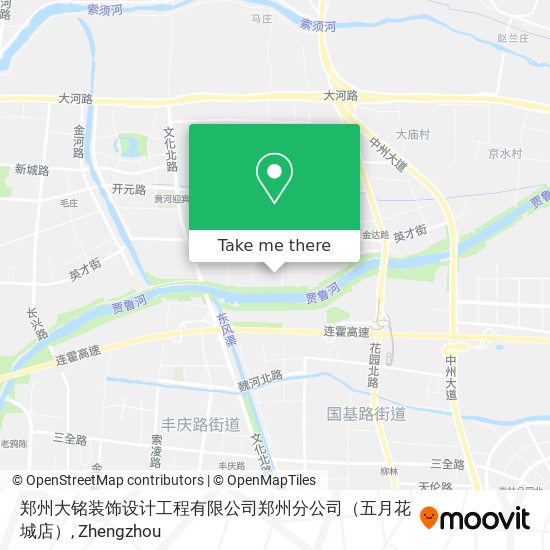 郑州大铭装饰设计工程有限公司郑州分公司（五月花城店） map