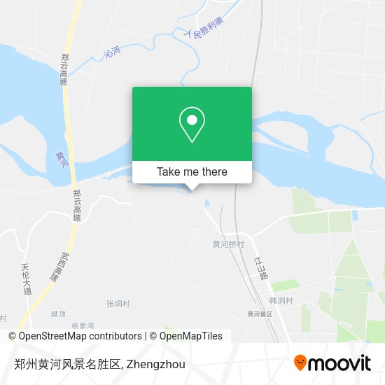 郑州黄河风景名胜区 map