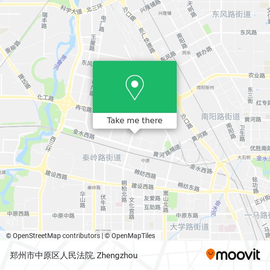 郑州市中原区人民法院 map