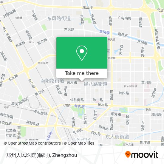 郑州人民医院(临时) map
