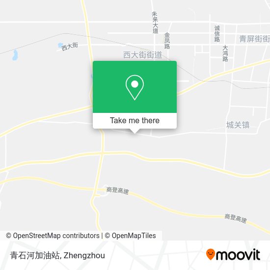 青石河加油站 map
