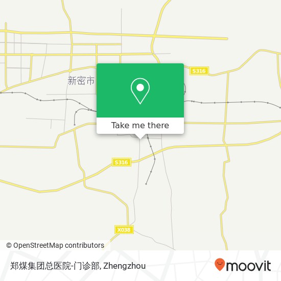 郑煤集团总医院-门诊部 map