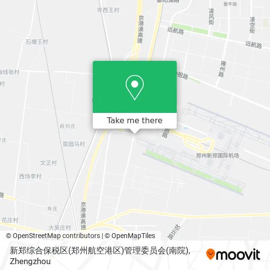 新郑综合保税区(郑州航空港区)管理委员会(南院) map
