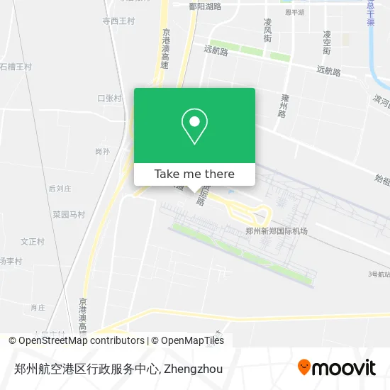 郑州航空港区行政服务中心 map