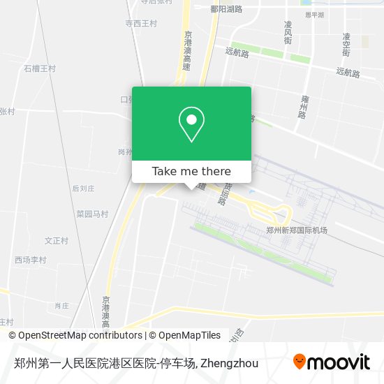 郑州第一人民医院港区医院-停车场 map