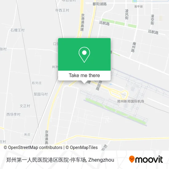 郑州第一人民医院港区医院-停车场 map