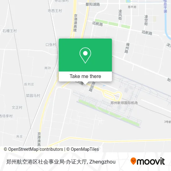 郑州航空港区社会事业局-办证大厅 map
